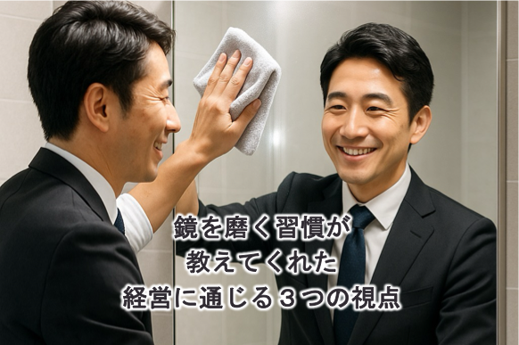 鏡を磨く習慣が教えてくれた、経営に通じる３つの視点