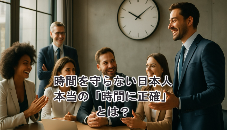 時間を守らない日本人｜本当の「時間に正確」とは？