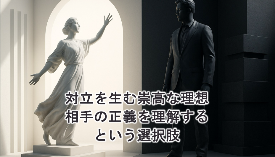 対立を生む崇高な理想｜相手の正義を理解するという選択