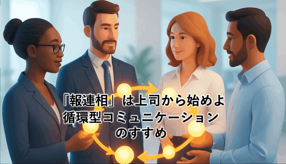「報連相」は上司から始めよ｜循環型コミュニケーションのすすめ