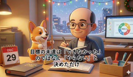 目標の未達は「できなかった」のではなく「やらない」と決めただけ